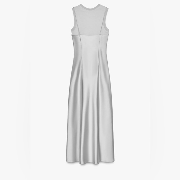 NO LONGER AVAILABLE Zara satin dress with wool - Picture 5 of 5